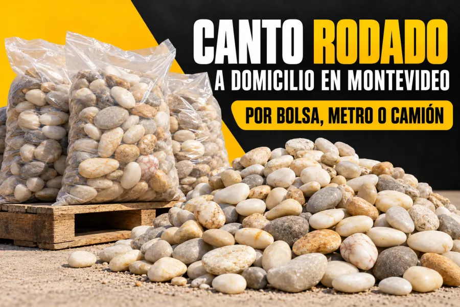 Canto rodado a domicilio en Montevideo