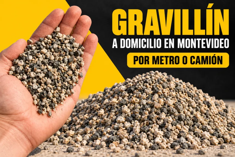Gravillín a domicilio en Montevideo