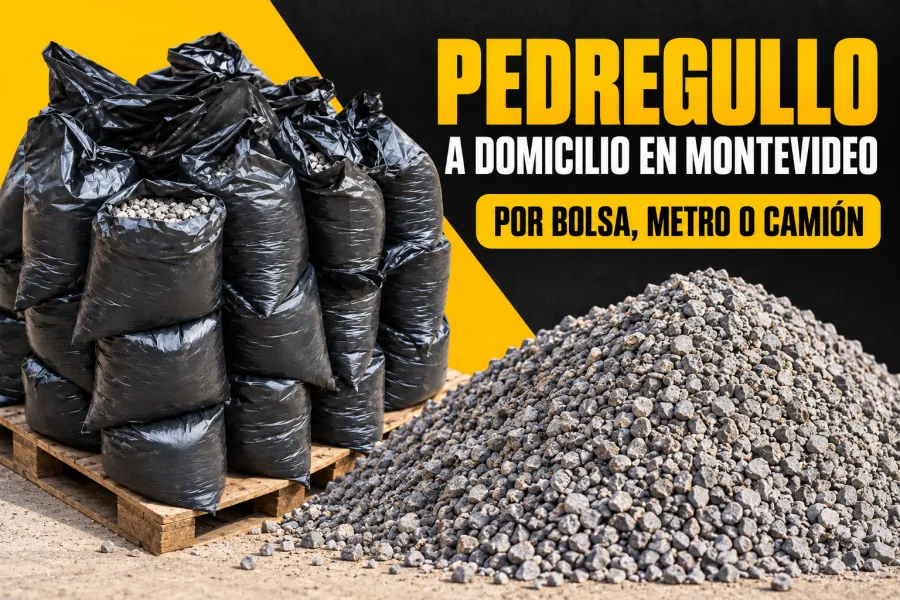 Pedregullo a domicilio en Montevideo